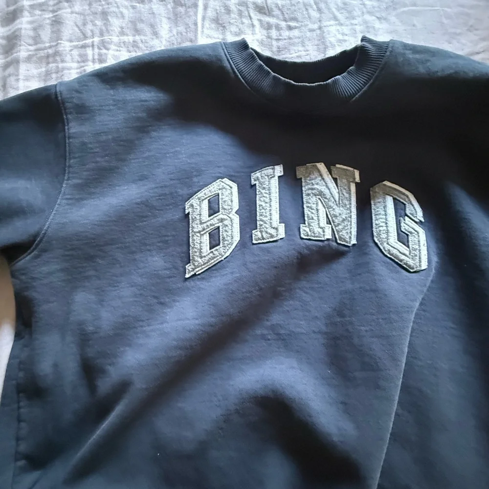 Anine Bing Dark Blue Sweatshirt - Picture 3 of 4